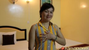 Wan B plays with her nipples and gets fucked in the ass