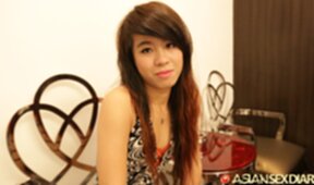 Alan lowers shorts and panties and gets fucked doggy style