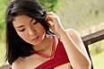 Riko Chong Playing With Hair