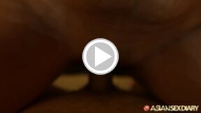 Breasty LBFM Maxin sucks cock and gets fucked doggy style